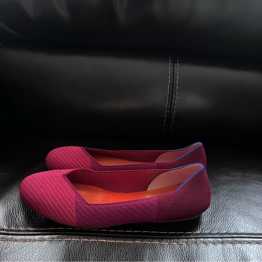 Rothy’s Pomegranate Pop flats